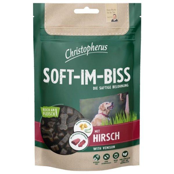 Christopherus Dog Jutalomfalat Grain Free Soft-Im-Biss Szarvas 125g