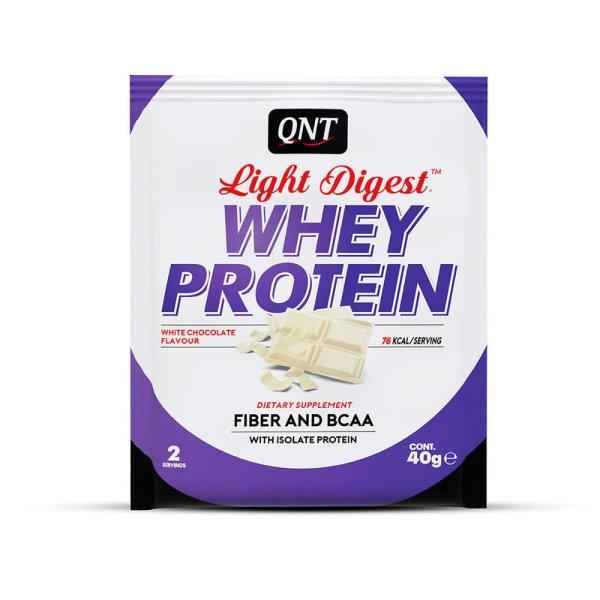 QNT Light Digest Whey Protein 40g White Chocolate