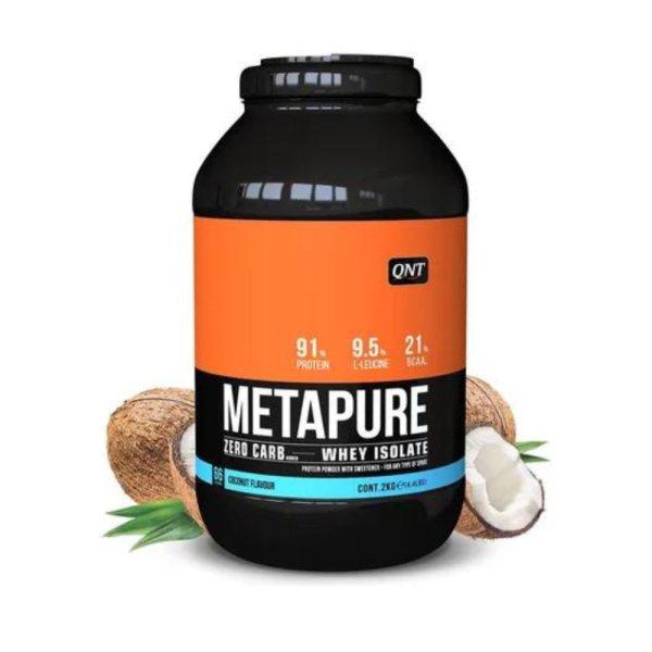 QNT METAPURE Zero Carb Whey Isolate 2000g Coconut