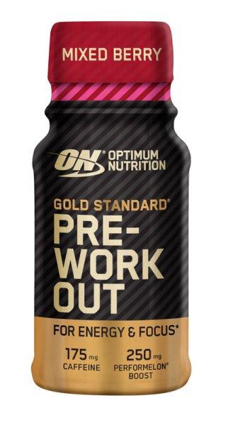 Optimum Nutrition Gold Standard Pre-Workout Shot 60ml Mixed Berry