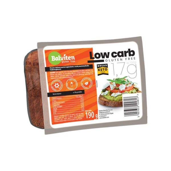 Balviten gluténmentes low carb szénhidrátcsökkentett kenyér 190 g