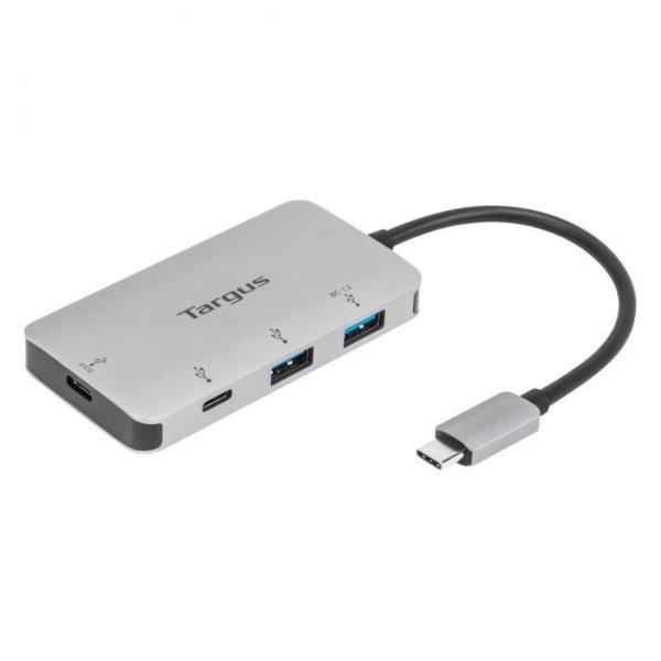 Targus USB-C Multi-Port Hub with 2x USB-A and 2x USB-C Ports with 100W PD
Pass-Thru Silver