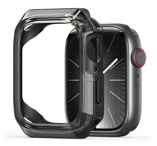 DUX DUCIS TAMO szilikon keret (BUMPER, ütésállóság) FEKETE Apple Watch
Series 10 46mm