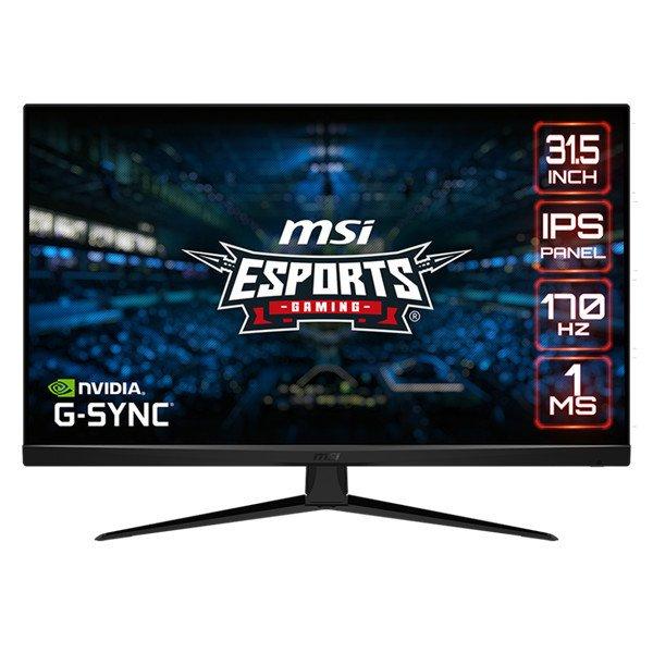 MSI Monitor GAMING G321Q LED 31,5" WQHD 2560x1440, IPS, 16:9, 1200:1 CR,
300cd/m2, 1ms, 170Hz, DP, HDMI, Black