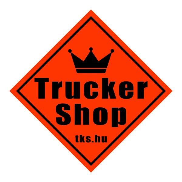 TruckerShop reklám matrica 30x30cm