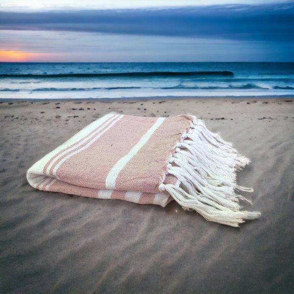 Fouta, Szaunalepedő 90X150cm, 100% Pamut - Korall