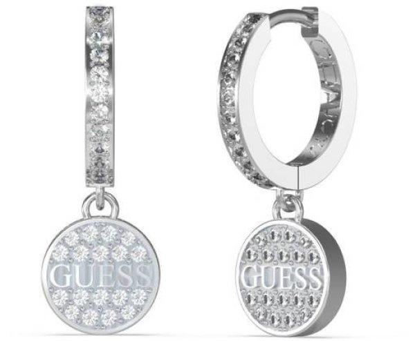 Guess Csillogó acél fülbevaló Huggie Me JUBE03137JWRHT/U