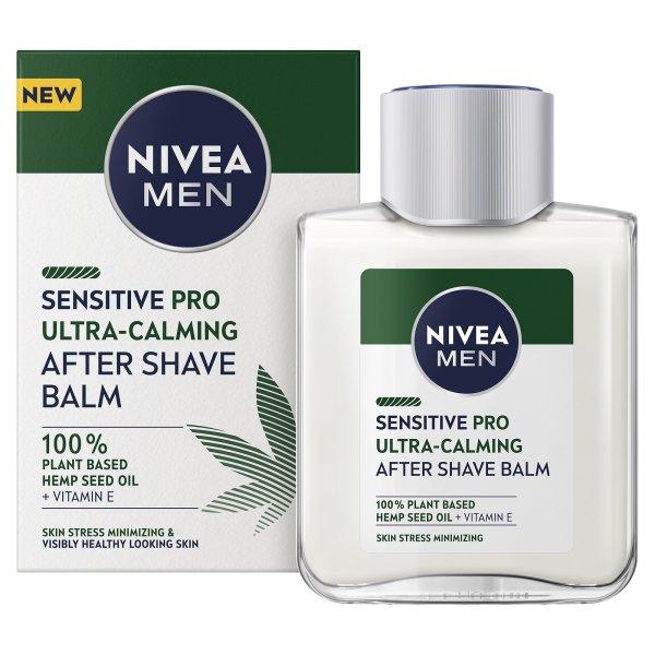 Nivea Nyugtató borotválkozás utáni balzsam Sensitive Pro
(Ultra-Calming After Shave Balm) 100 ml