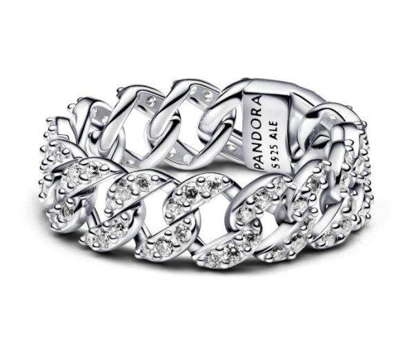 Pandora Jellegzetes ezüst gyűrű cirkónium kövekkel
Timeless 193557C01 54 mm