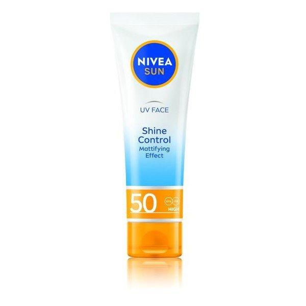 Nivea Mattító fényvédő arckrém SPF 50 (Mattifying
Effect Shine Control) 50 ml