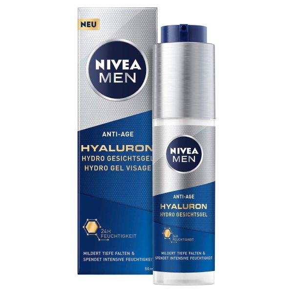 Nivea Frissítő bőrápoló gél Nivea Men Hyaluron
Anti-Age (Hydro Gel Visage) 50 ml