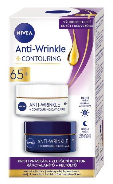 Nivea Ajándékkészlet érett bőrre 65+ Anti-Wrinkle