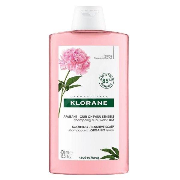 Klorane Nyugtató sampon Bio Pünkösdi rózsa (Soothing
Shampoo) 400 ml