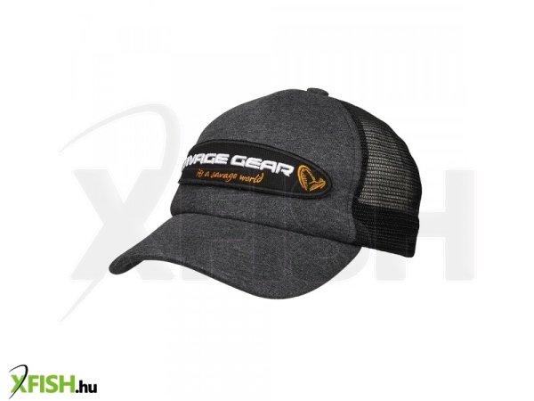 Savage Gear Attitude Cap Baseball Sapka Grey Melange