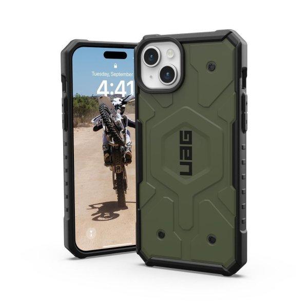 ( UAG ) Urban Armor Gear Pathfinder compatible with Magsafe for IPHONE 15 PLUS
olive