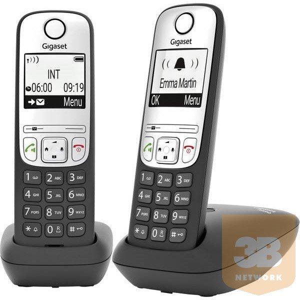 GIGASET ECO DECT Telefon A690 DUO, fekete