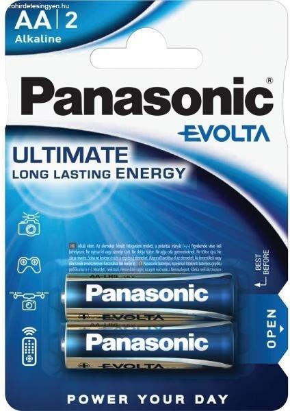 Panasonic EVOLTA AA ceruza 1.5V szupertartós alkáli elemcsomag LR6EGE-2BP