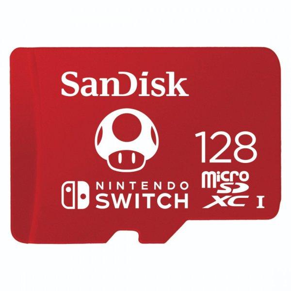 SanDisk microSDXC kártya NINTENDO SWITCH 128GB, 100MB/s, U3, C10, A1, UHS-1
(183552)