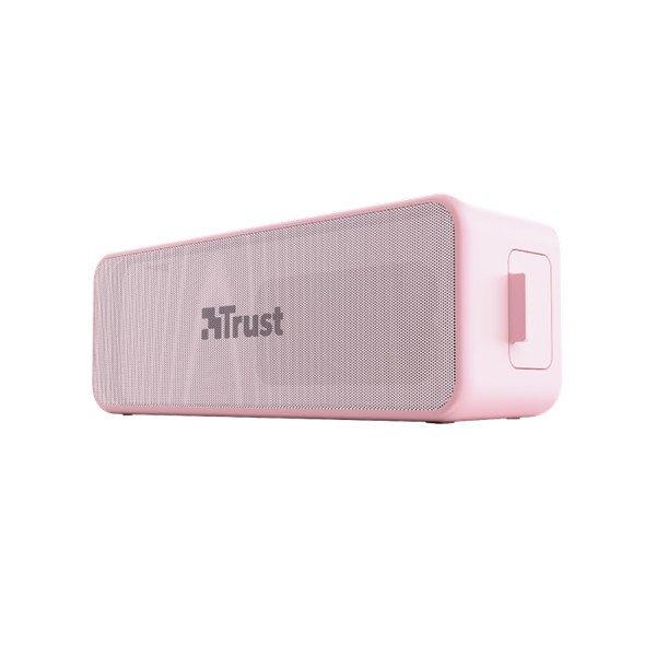 TRUST 23829 trust hangszóró bluetooth - zowy max rózsaszín (10w rms; akku;
14 óra üzemidő; 3,5mm audio; microsd; mikrofon, usb-c)