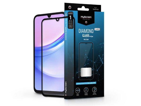 Samsung A155 Galaxy A15 4G edzett üveg képernyővédő fólia - MyScreen
Protector Diamond Glass Lite Edge2.5D Full Glue - fekete