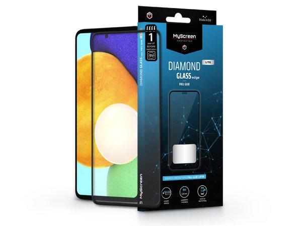 Samsung A525F Galaxy A52/A52 5G/A52s/A53 edzett üveg képernyővédő fólia -
MyScreen Protector Diamond Glass Lite Edge2.5D Full Glue - fekete