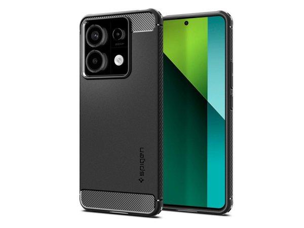 Xiaomi Redmi Note 13 Pro 5G/Poco X6 5G ütésálló hátlap - Spigen Rugged
Armor - fekete