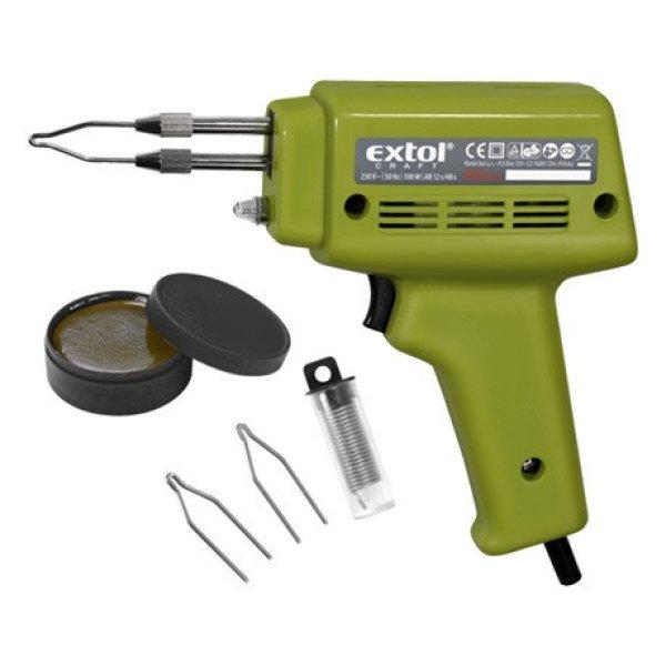 Extol Craft 9921 forrasztópisztoly kofferban, 230v~50 hz, 100w