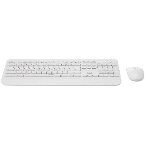Rapoo X3500 vezeték nélküli billentyűzet és egér szett 2.4GHz - fehér
(217477)
