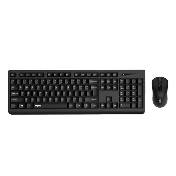 Rapoo X1700 vezeték nélküli billentyűzet és egér szett 2.4GHz - fekete
(221517)