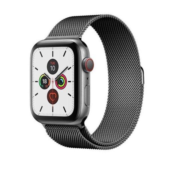 Mybandz APW381424 apple watch milánói fém óraszíj/sötétszürke/ 38/40/41
mm mm