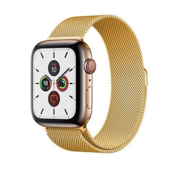 Mybandz APW381401 apple watch milánói fém óraszíj/arany/ 38/40/41 mm