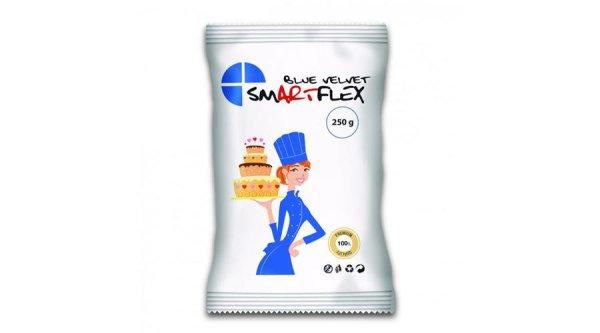 Smartflex Velvet kék fondant massza vanília ízesítéssel 250 g