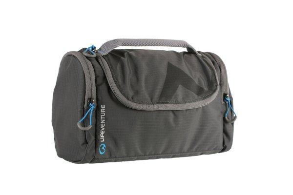 Lifeventure Holdall Nylon mosótáska kivehető tükörrel Szürke