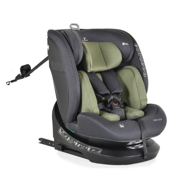 Cangaroo Draco I-Size 360°-ban forgatható ISOFIX gyermekülés 40-150 cm -
Zöld