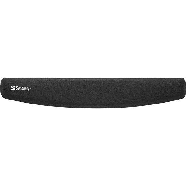 Sandberg Billentyűzet Csuklótámasz - Memory Foam Wrist Rest 48cm (Memória
habos csuklótámasz; fekete)