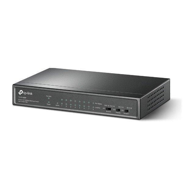 TP-Link Switch PoE - TL-SF1009P (9port 100Mbps; 8 af/at PoE+ port; 65W)