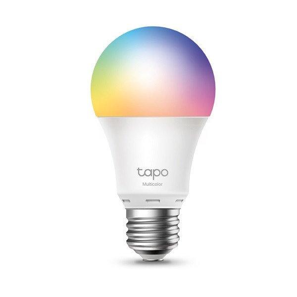 TP-Link Okos Izzó - Tapo L530E (Multicolor; 230V; E27; 2,4GHz WiFi; 806 lumen;
8.7 W; Távoli hozzáférés, Ütemezés)