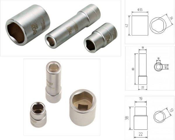 SPEC. KULCSKÉSZLET BOSCH VE INJEKTORHOZ 3RÉSZES*