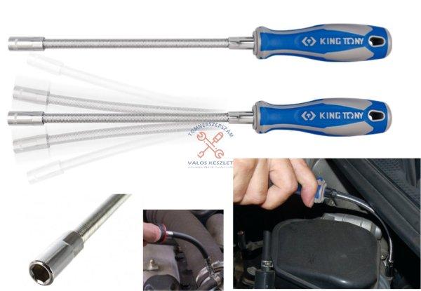 Bilincshúzó dugókulcs flexibilis szárral 8mm
