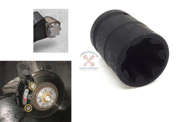 Féknyereg dugókulcs Audi 22mm 7 szög 