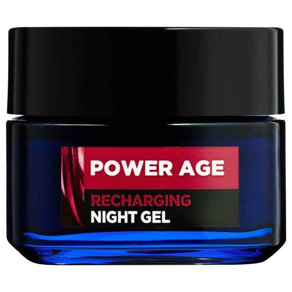 L'Oréal Paris Éjszakai arczselé Men Expert Power Age (Recharging
Night Gel) 50 ml