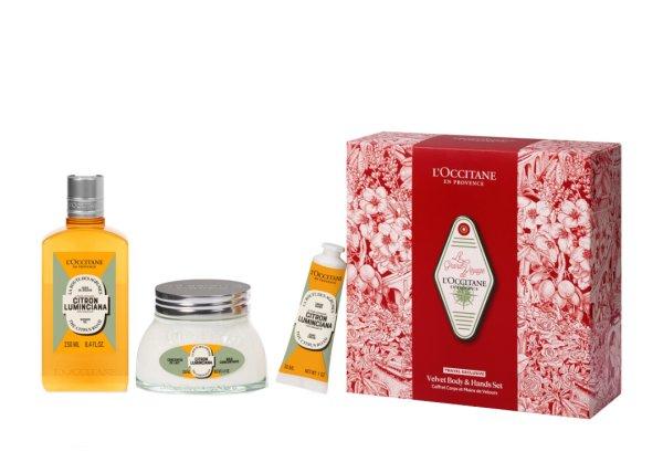 L'Occitane en Provence Ajándékcsomag Velvet Body & Hands Set