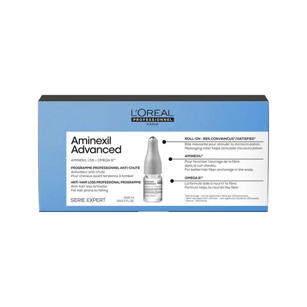 L'Oréal Professionnel Ampulla hajhullás ellen Aminexil (Advanced
Ampuls) 10 x 6 ml