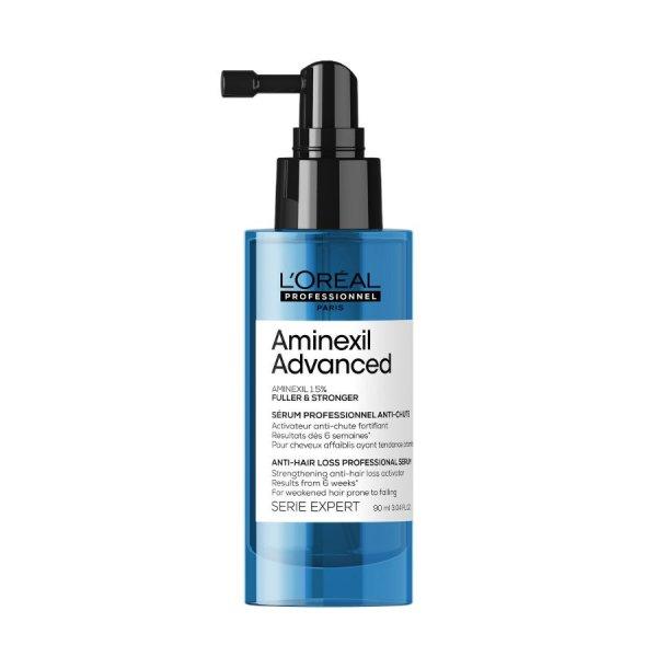 L'Oréal Professionnel Aktiváló szérum hajhullás ellen
Aminexil Advanced Fuller & Stronger Strengthening (Anti-Hair Loss Activator
Serum) 90 ml