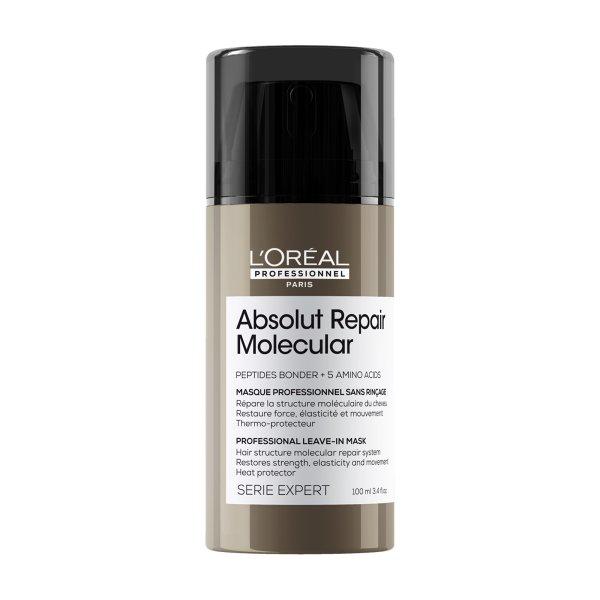 L'Oréal Professionnel Öblítést nem igénylő maszk
sérült hajra Absolut Repair Molecular (Professional Leave-in Mask) 100
ml