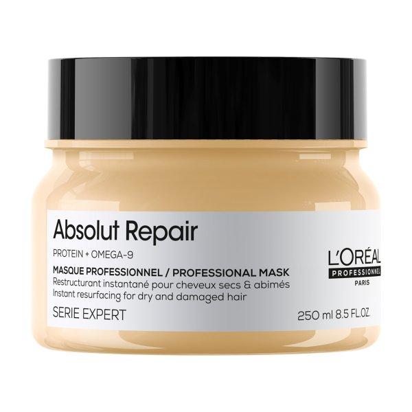 L'Oréal Professionnel Intenzíven regeneráló maszk
sérült hajra Serie Expert Absolut Repair Gold Quinoa + Protein
(Instant Resurfacing Mask) 250 ml