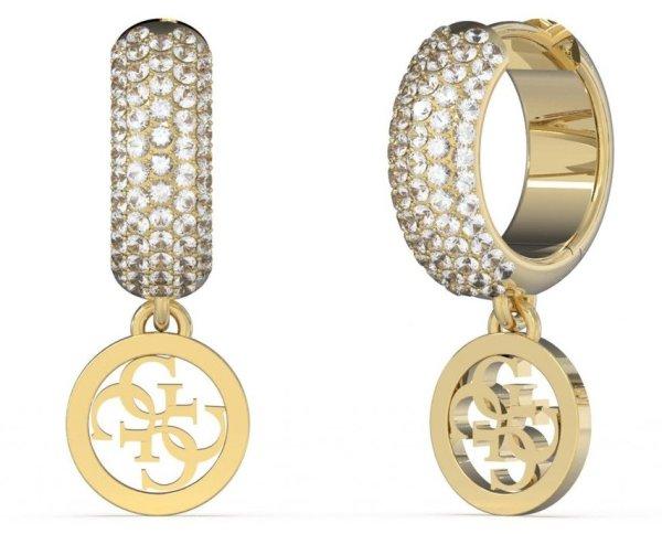 Guess Stílusos aranyozott karika fülbevaló Crazy Earrings
JUBE03301JWYGT/U