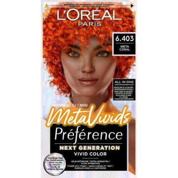 L'Oréal Paris Hajfesték Preférence Meta Vivids Meta Coral