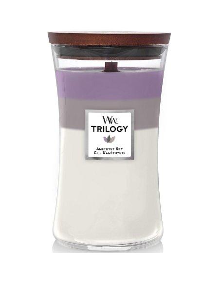 WoodWick Illatgyertya Trilogy Amethyst Sky 609,5 g - nagy