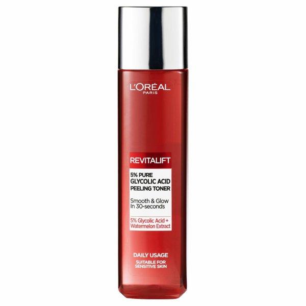 L'Oréal Paris Hámlasztó bőrápoló tonik Revitalift
(Peeling Toner) 180 ml